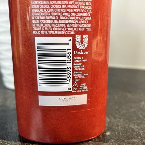 NEW Caress TAHITIAN RENEWAL Pomegranate Coconut Milk Exfoliating Body Wash 18oz - Picture 5 of 6